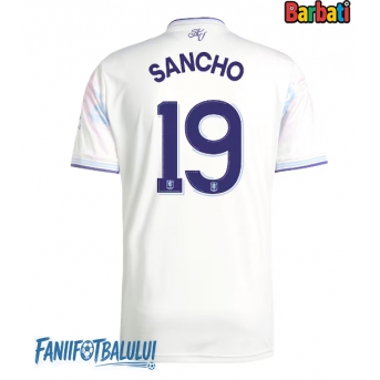 Aston Villa Jadon Sancho #19 Tricou Fotbal Replică 2025-26 Barbati Treilea